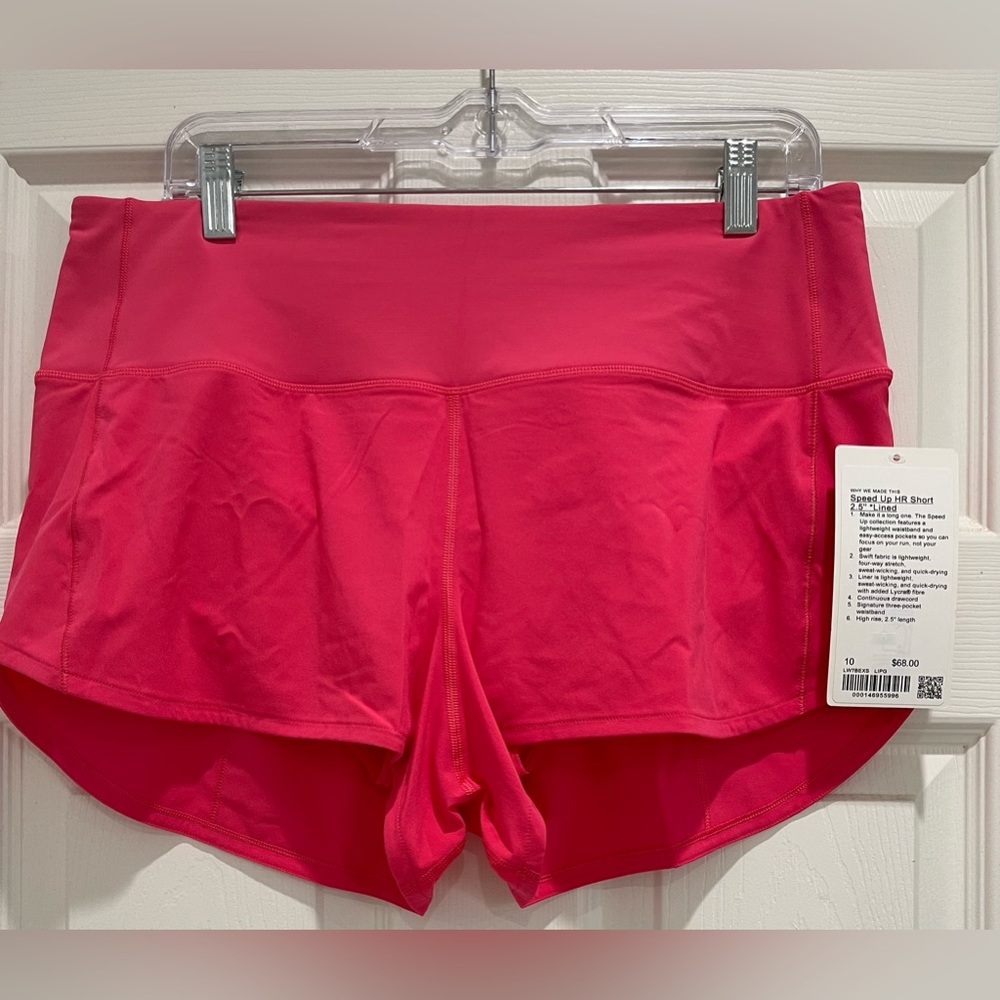 Lululemon High-Rise Lined Short 2.5" - Picture 4 of 7